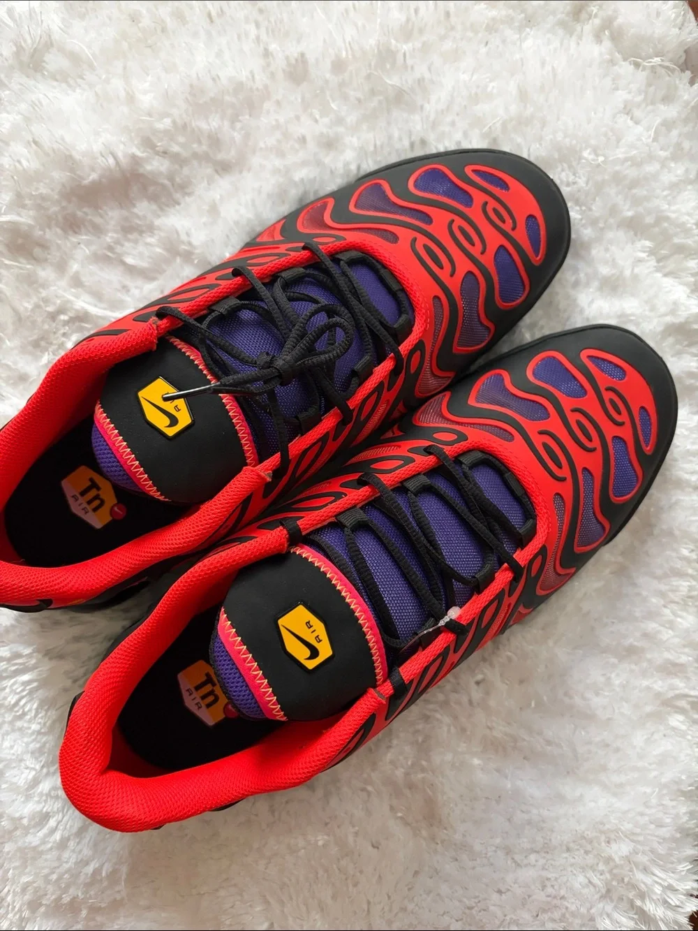 Nike Red, Purple & Black Flame-Detail Trainers